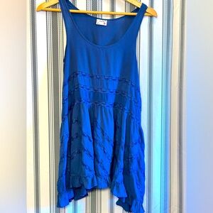 Free People | Intimately Free People Viola and Lace Slip Dress | Blue | XS